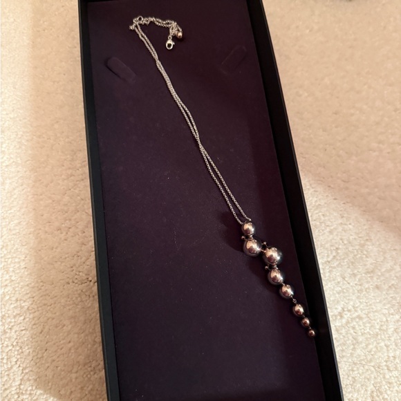 Georg Jensen Silver Moonlight Grapes Neacklace - Picture 5 of 9